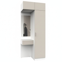 Набор мебели для прихожей "Марсель-252" МР 01-252 В2490 Ш1000 Г580 (ЛДСП Кашемир)